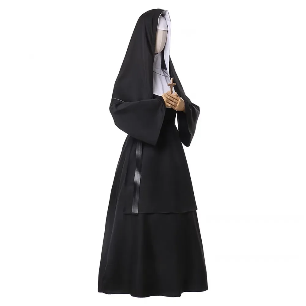 Bathrobe - 2026 Women Nun Costumes Maria Middle