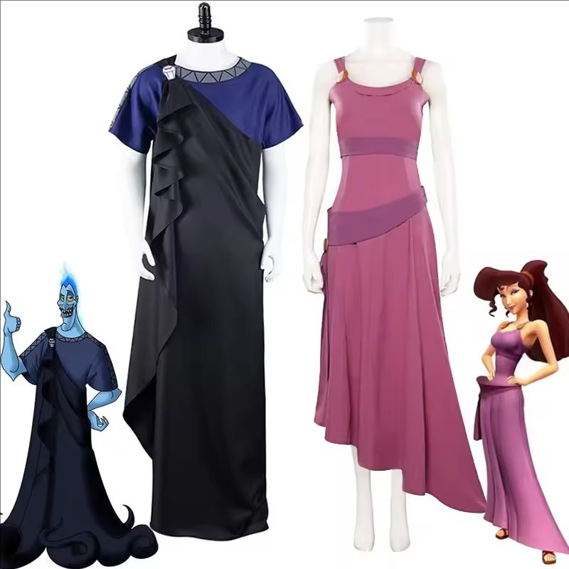 Bathrobe - Hercules Megara Hades Cosplay Costume Cartoon