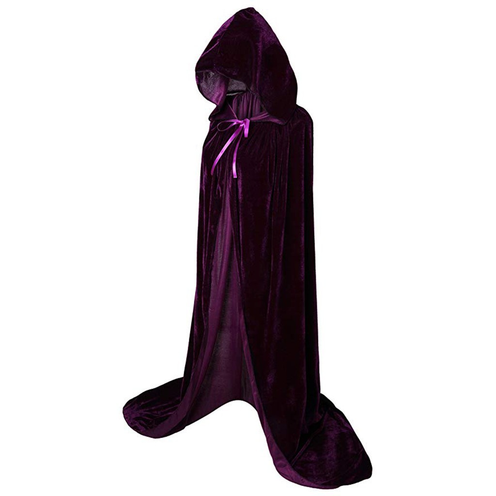 Bathrobe - Halloween Cloaks Gothic Hooded Cloak Adult