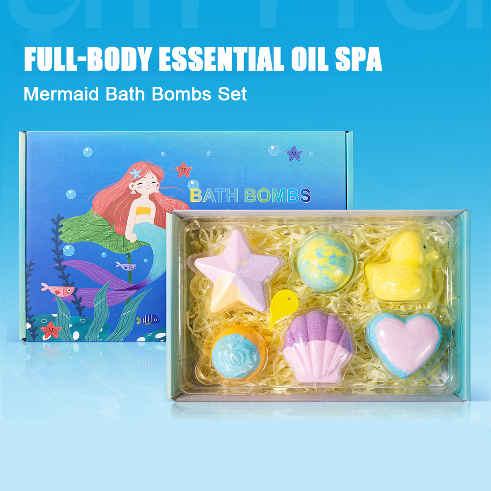 Bath Salts - 6Pcs Bath Bomb Gift Set for