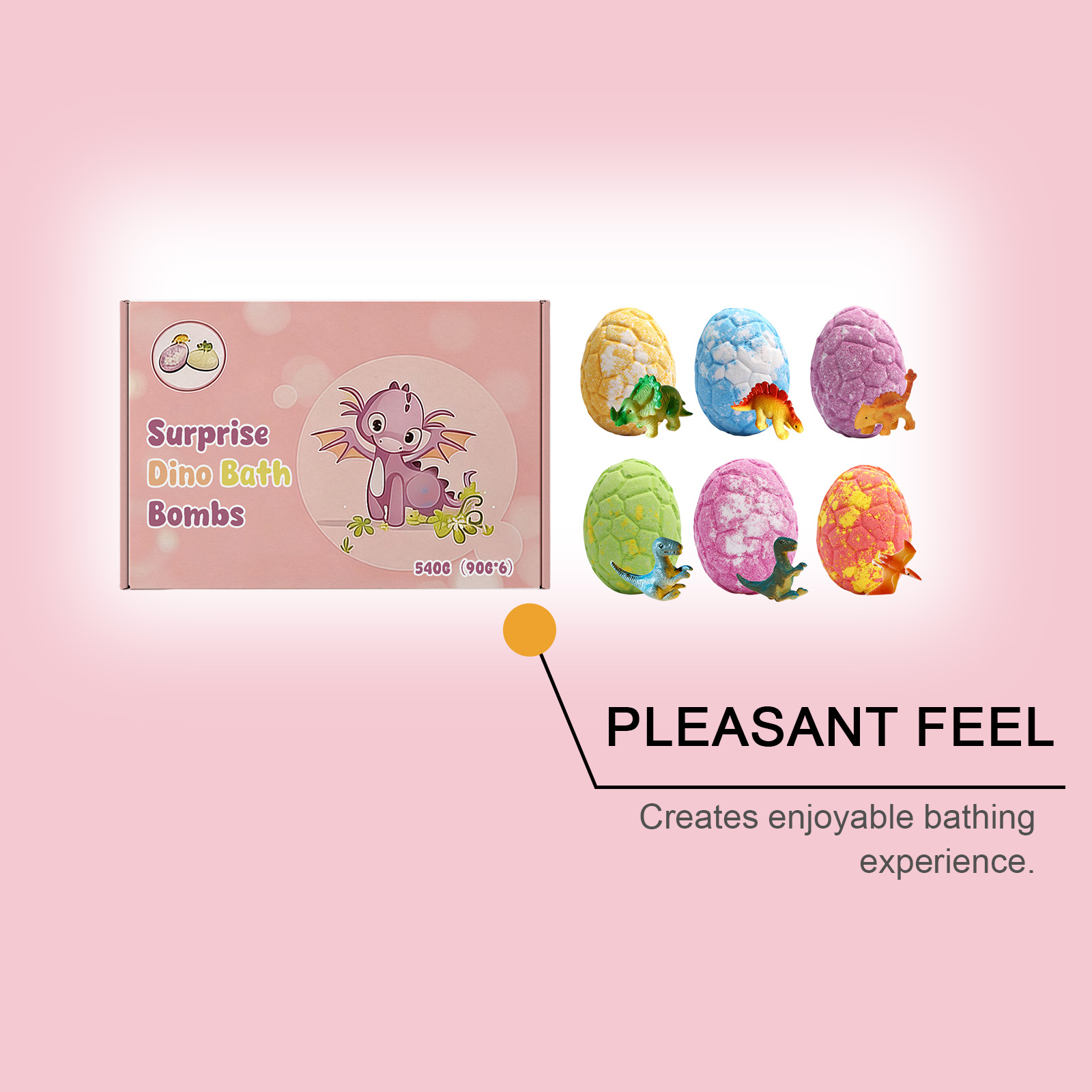 Dinosaur Egg Bath Bombs for Ki - Bath Salts recension och pris