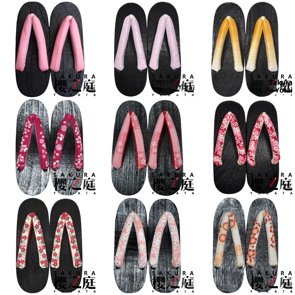 Sakura Yukata Wooden Sandals P - Bathrobe recension och pris