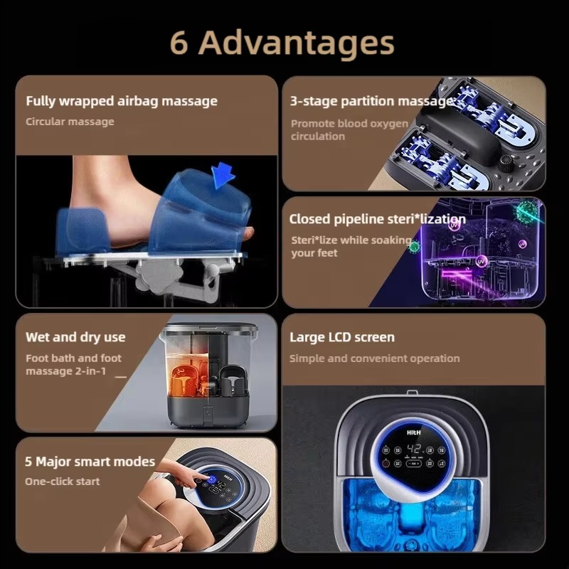 Portable Electric Foot Massage - Spa Massager recension och pris