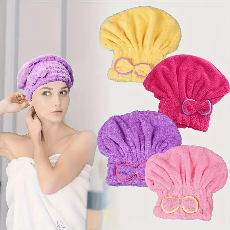 Quick Drying Hair Cap Women Bo - Spa Towel recension och pris