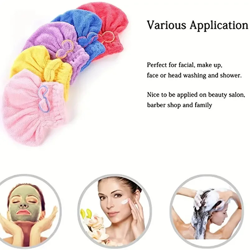 Quick Drying Hair Cap Women Bo - Spa Towel recension och pris
