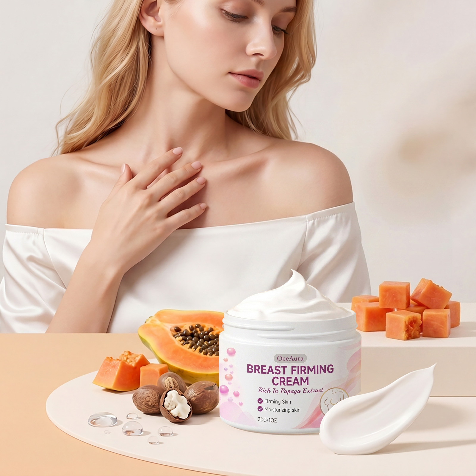 Papaya Extract Chest Care Crea - Spa Massager recension och pris