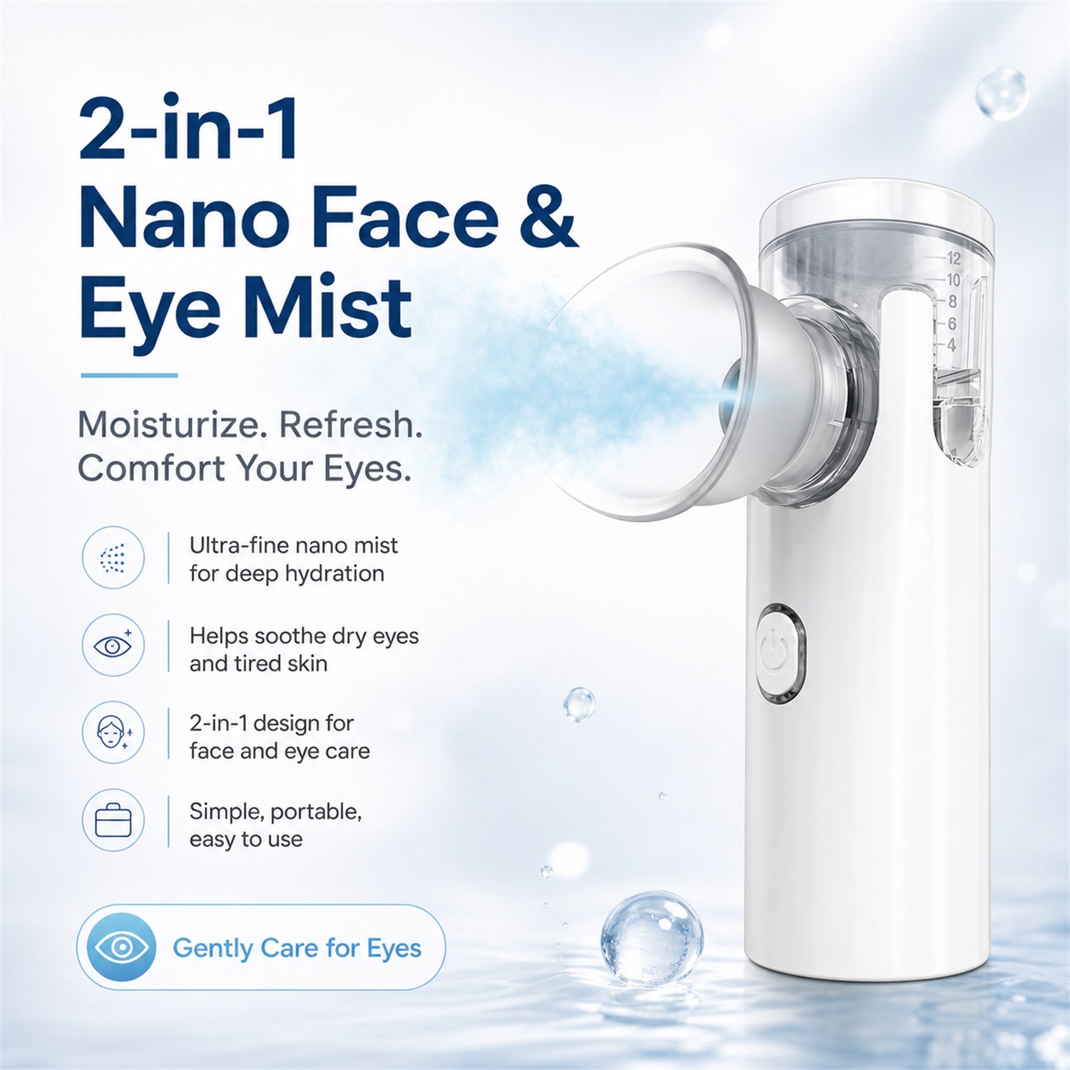 Eye Nano Humidifier Nebulizer  - Face Steamer recension och pris