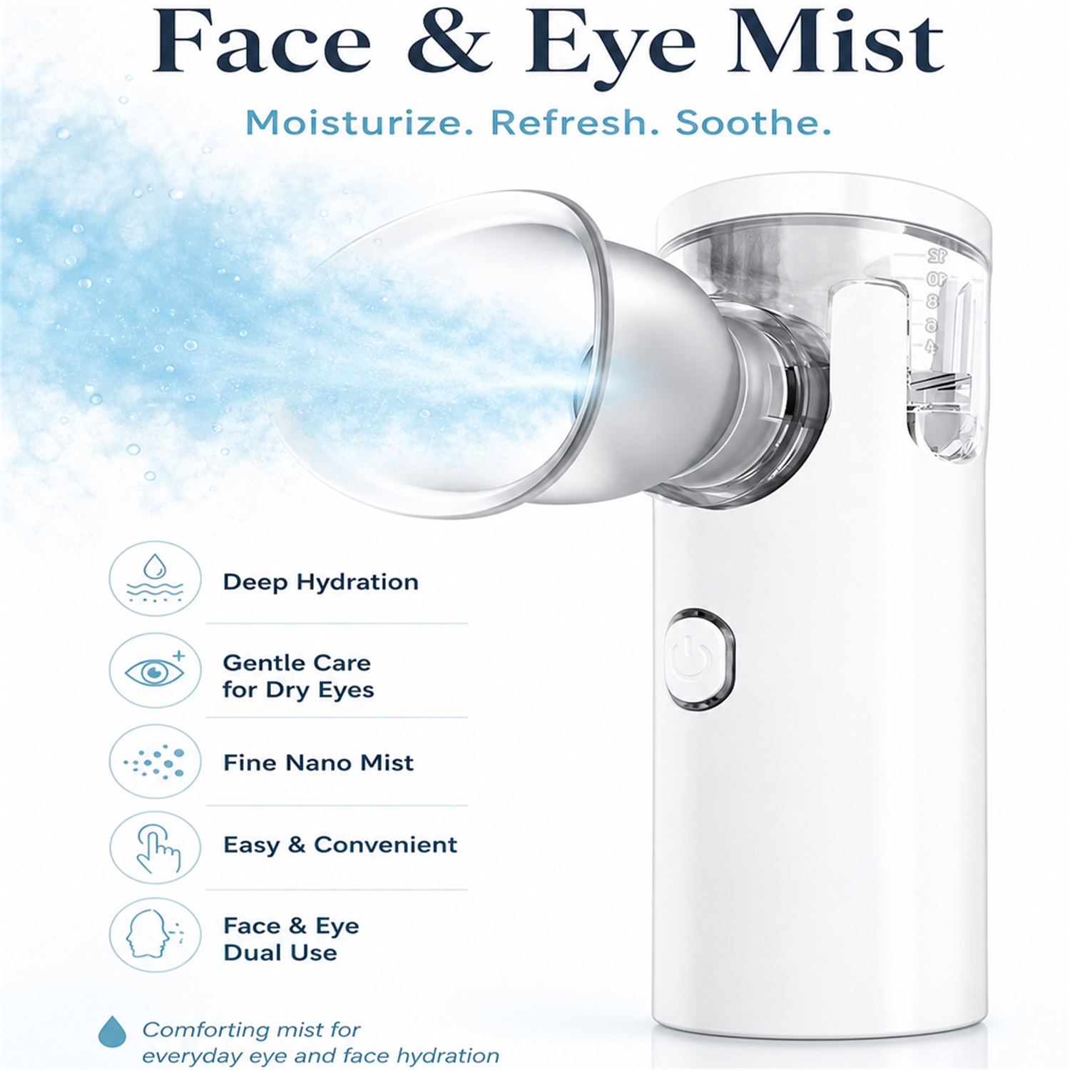 Nano Spray Eye Massage Instrum - Face Steamer recension och pris