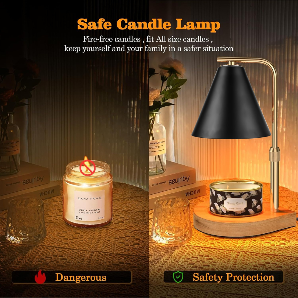 Black Candle Warmer Lamp with  - Wax Warmer recension och pris