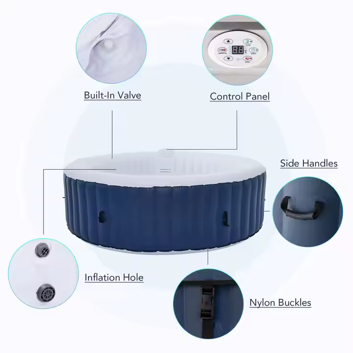Outdoor Use 6 Person Round Inf - Hot Tub recension och pris