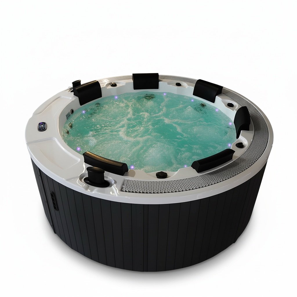 Outdoor Hot Tub with 10 Stainl - Hot Tub recension och pris