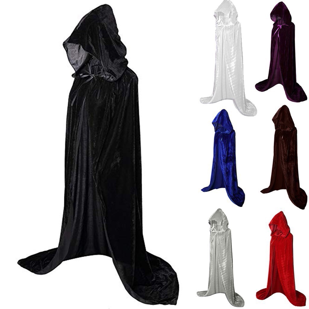 Halloween Cloaks Gothic Hooded - Bathrobe recension och pris