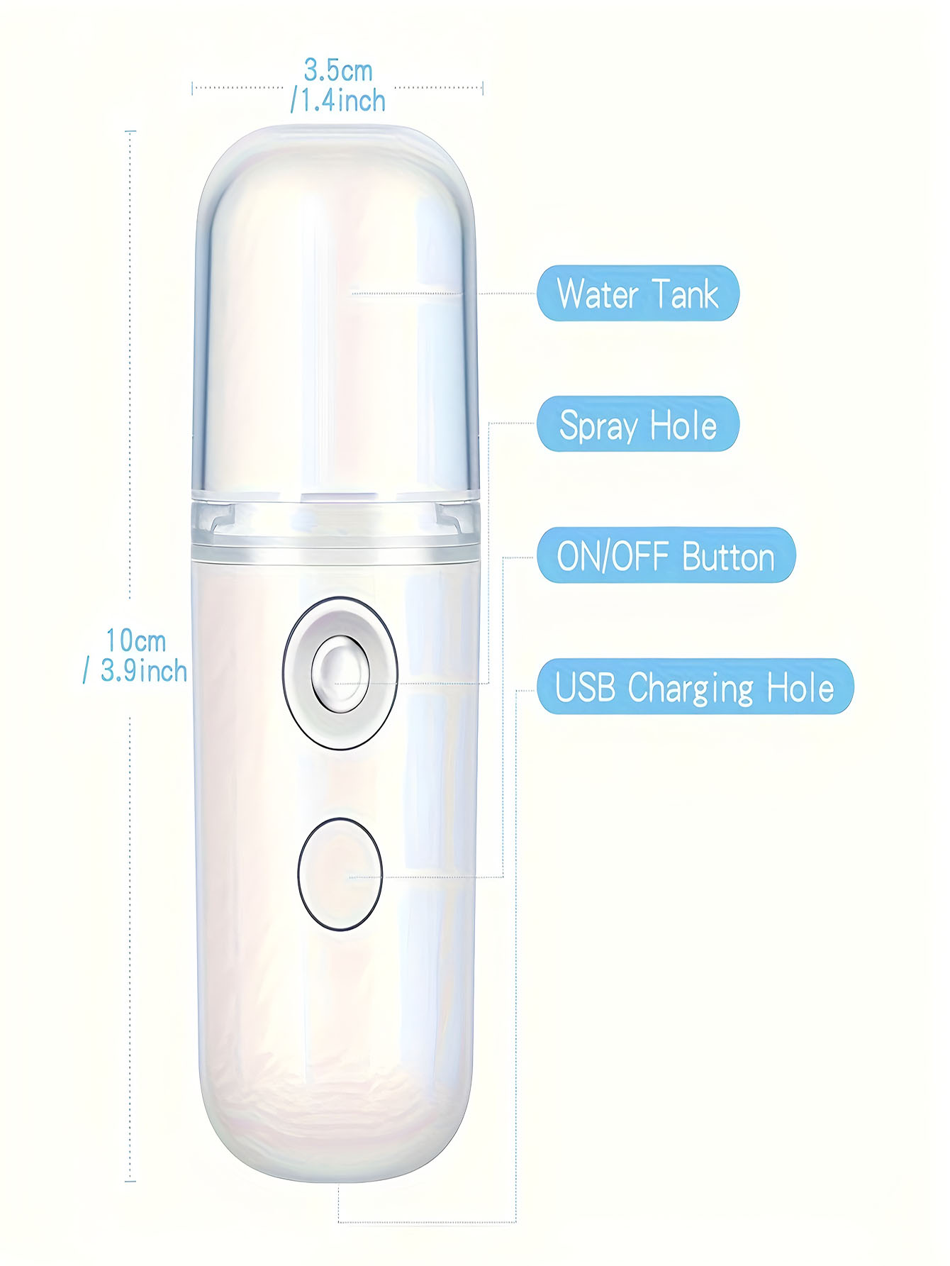 USB Mist Facial Sprayer  Humid - Face Steamer recension och pris