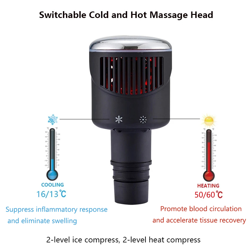 New Heat-Cold Fascia Gun Massa - Massage Gun recension och pris