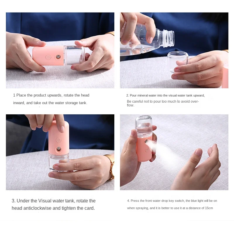 Mini Portable Humidifier Facia - Face Steamer recension och pris