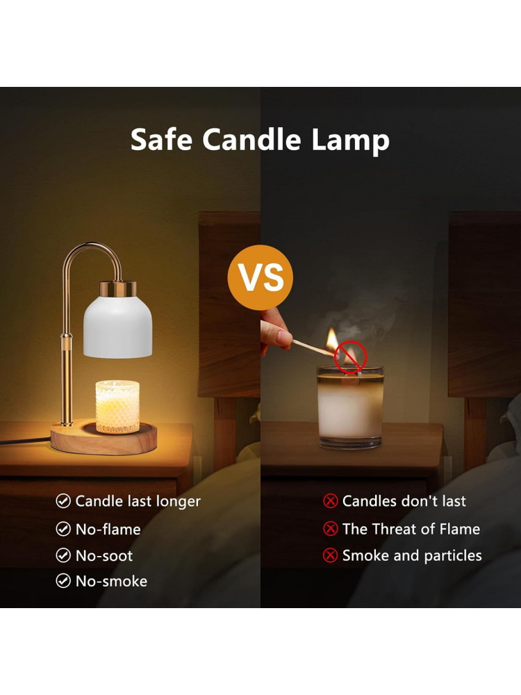 24H Timer Dimmable Candle Wax  - Wax Warmer recension och pris