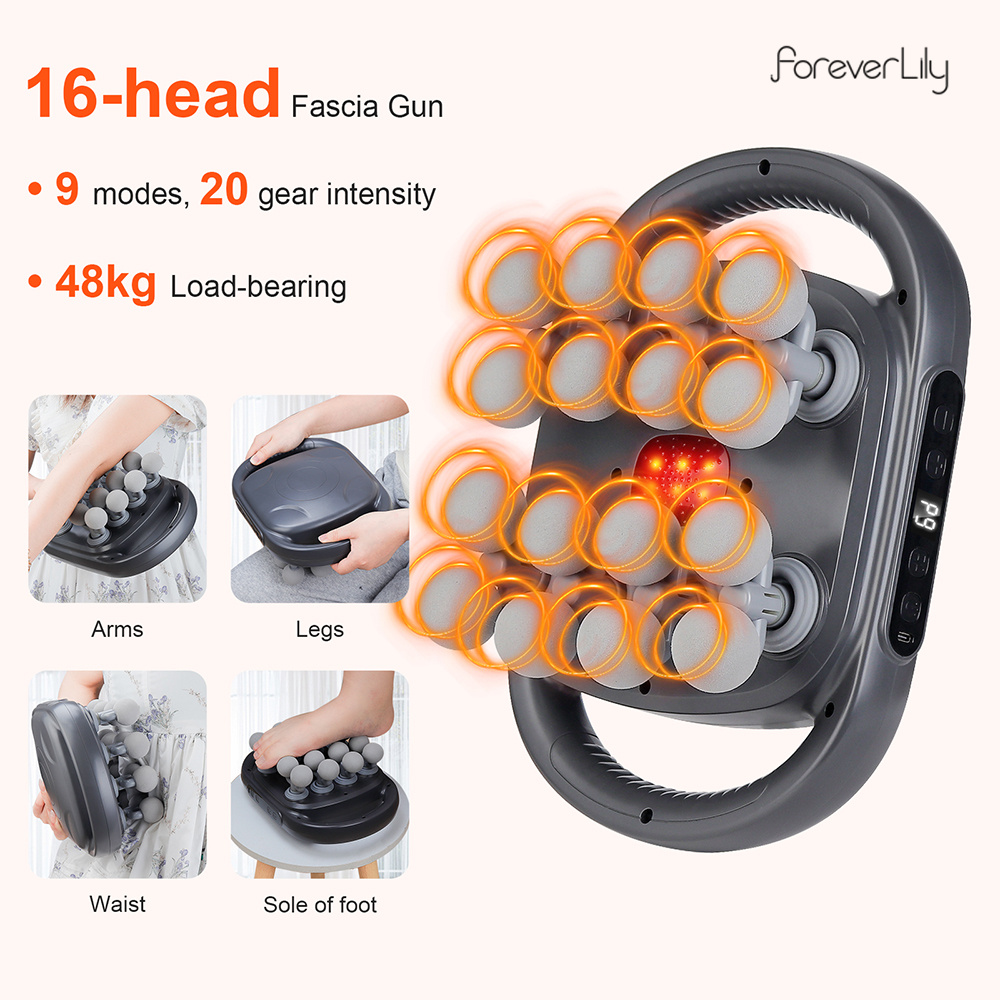 16-Head Fascia Gun High-Freque - Massage Gun recension och pris