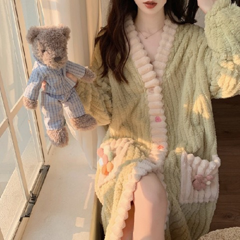 Women's Padded Thickened Warm  - Bathrobe recension och pris