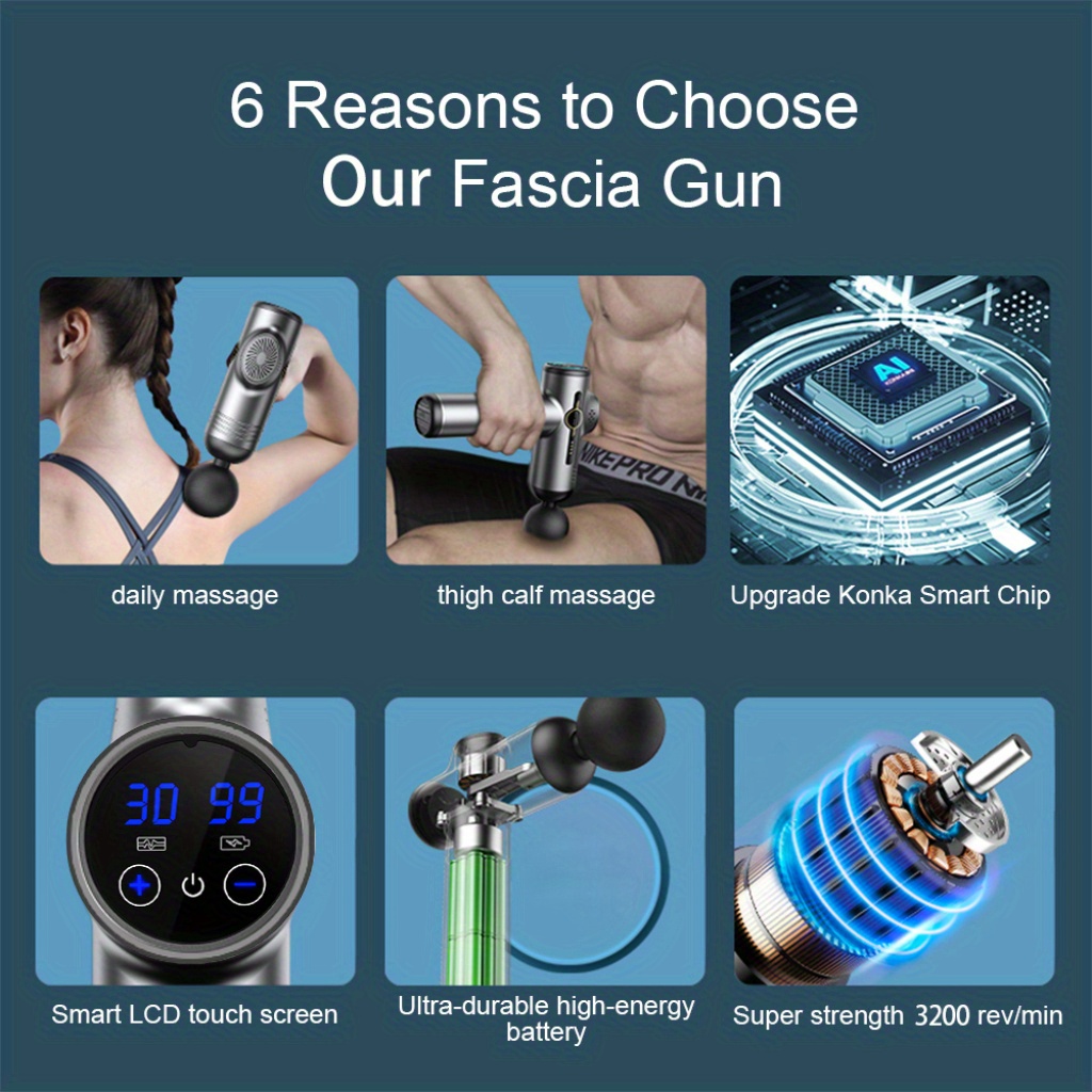 99 Level Massage Gun Fascia De - Massage Gun recension och pris