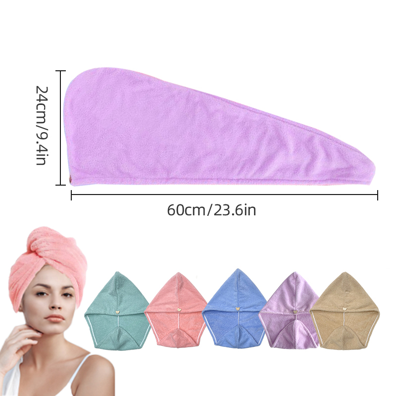 Microfiber Hair Towel Wrap for - Spa Towel recension och pris