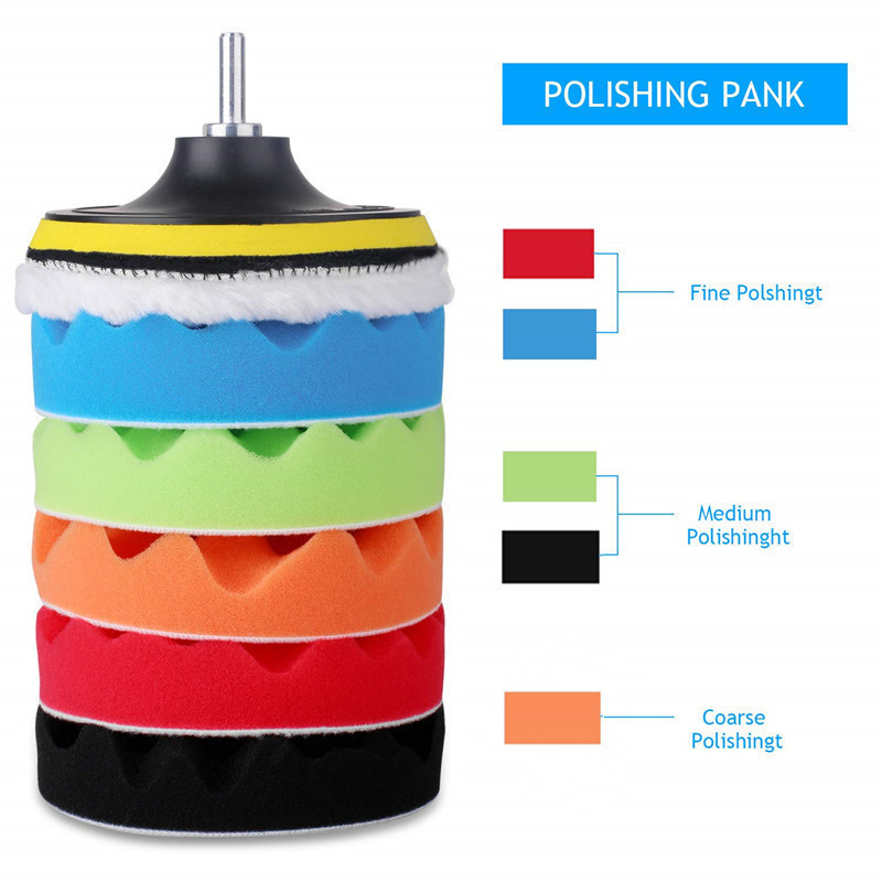 8Pcs Car Polishing Pads Kit 3/ - Wax Warmer recension och pris